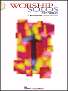 WORSHIP SOLOS VIOLIN-BK/CD - POP cover